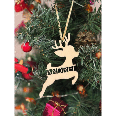 ornament lemn în formă de lemn