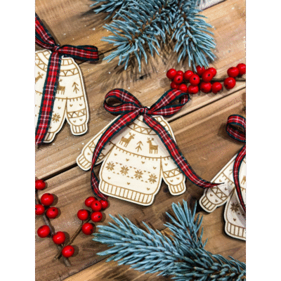 pulover de crăciun personalizabil