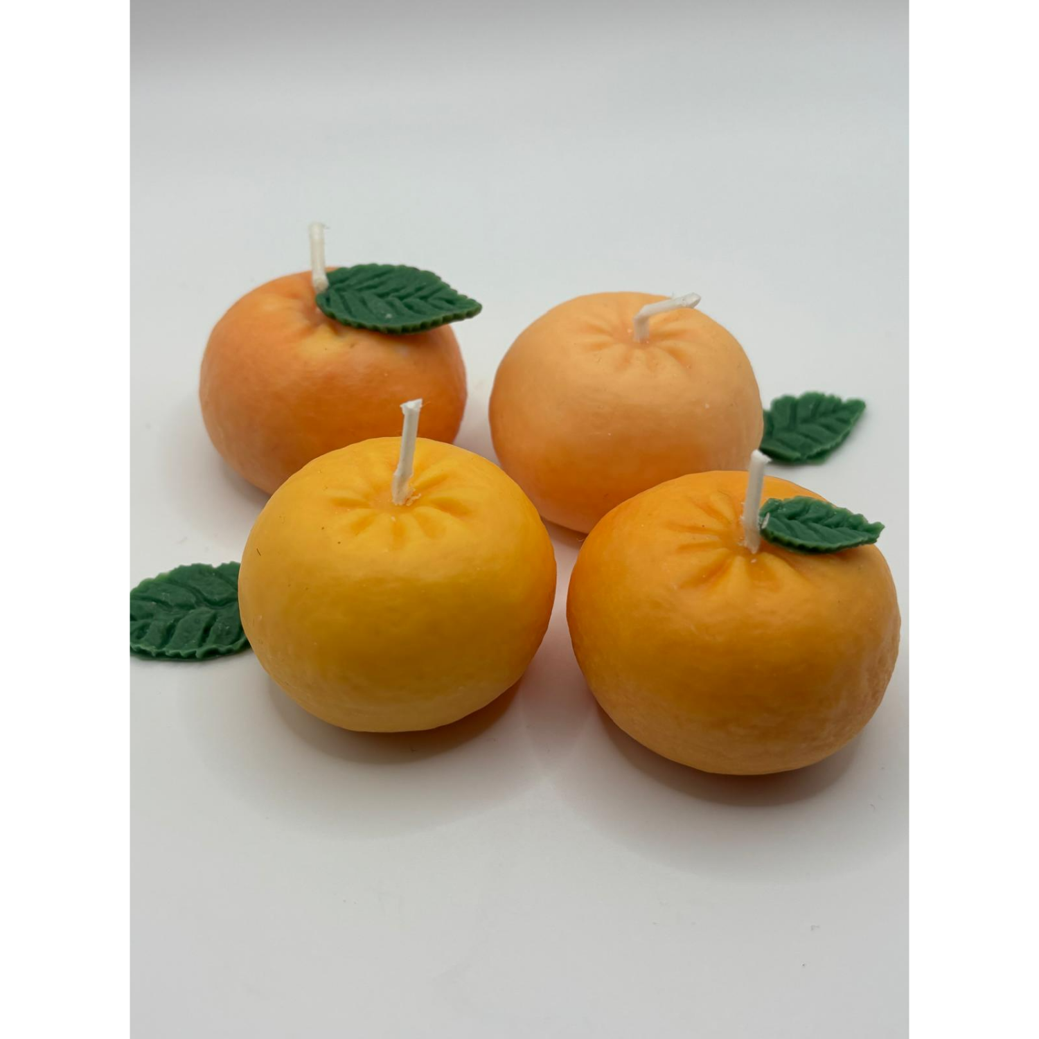 lumânare în formă de mandarină